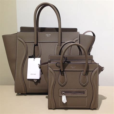 what is the difference between celine phantom and luggage|celine nano luggage tote bag.